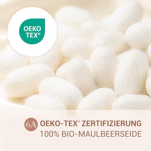 19 Momme 100% Maulbeerseide Schlafmaske für Frauen mit Reisetasche - Verstellbar Grün OEKO-TEX